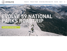 Tablet Screenshot of drinkevolve.com
